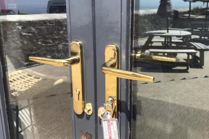 Bridgend french doors new locks