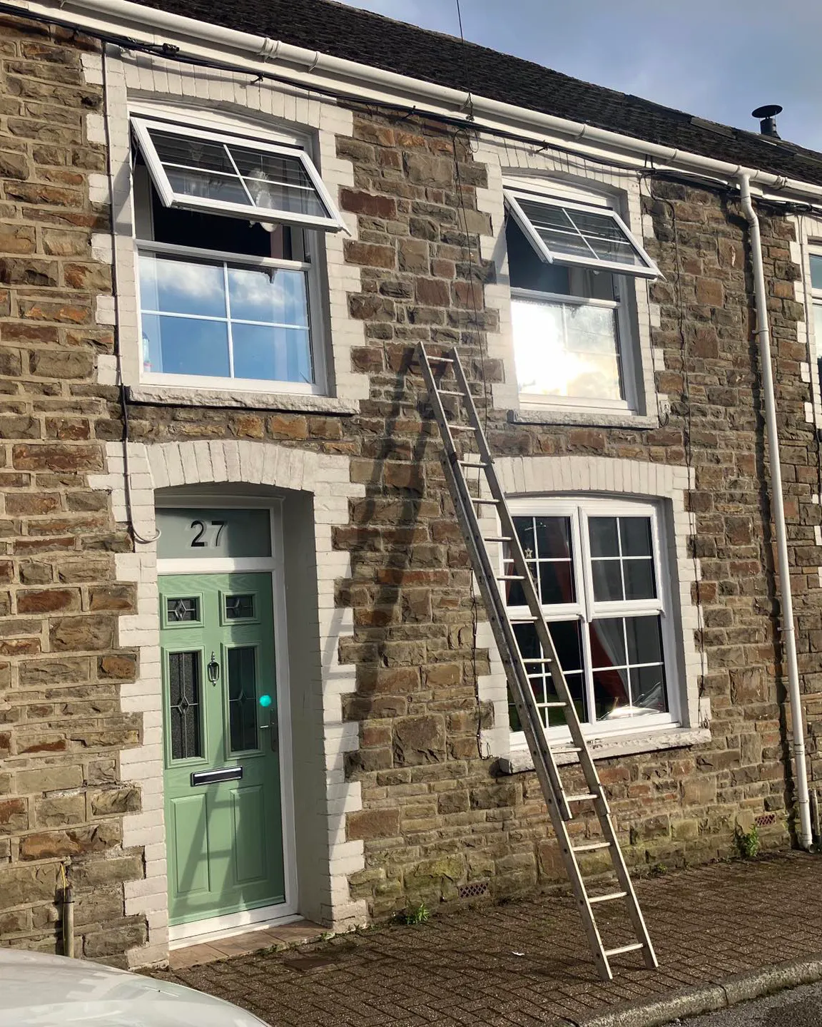 Leigh’s Locksmiths two window fixes at Blaengarw Pen Y Bont Ar Ogwr